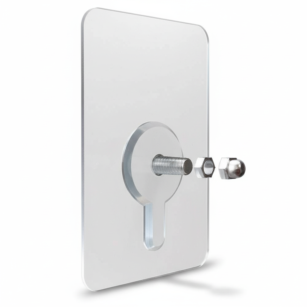 PVC Self-Adhesive Wall Hooks - Easy to Install Hook Strips