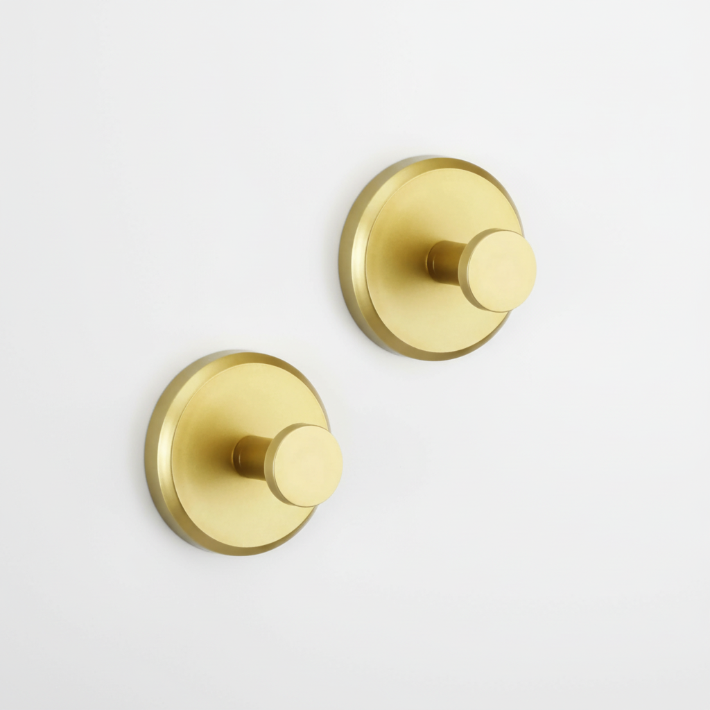 Plastic Suction Hook with Self-Adhesive Backing