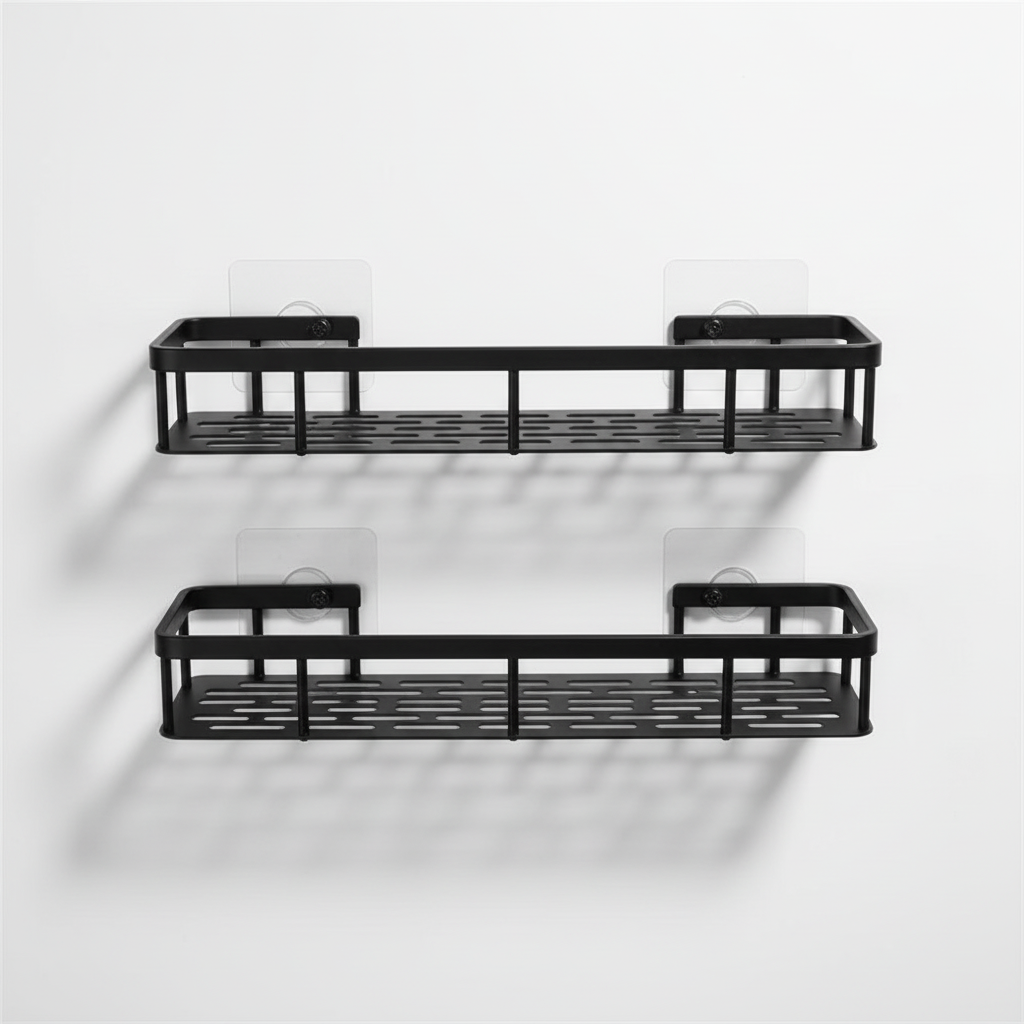 Adhesive Bathroom Storage Shelf