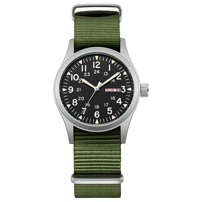 Men's 38mm Illuminated Adventure Watch - Clear Dial, Sturdy Strap