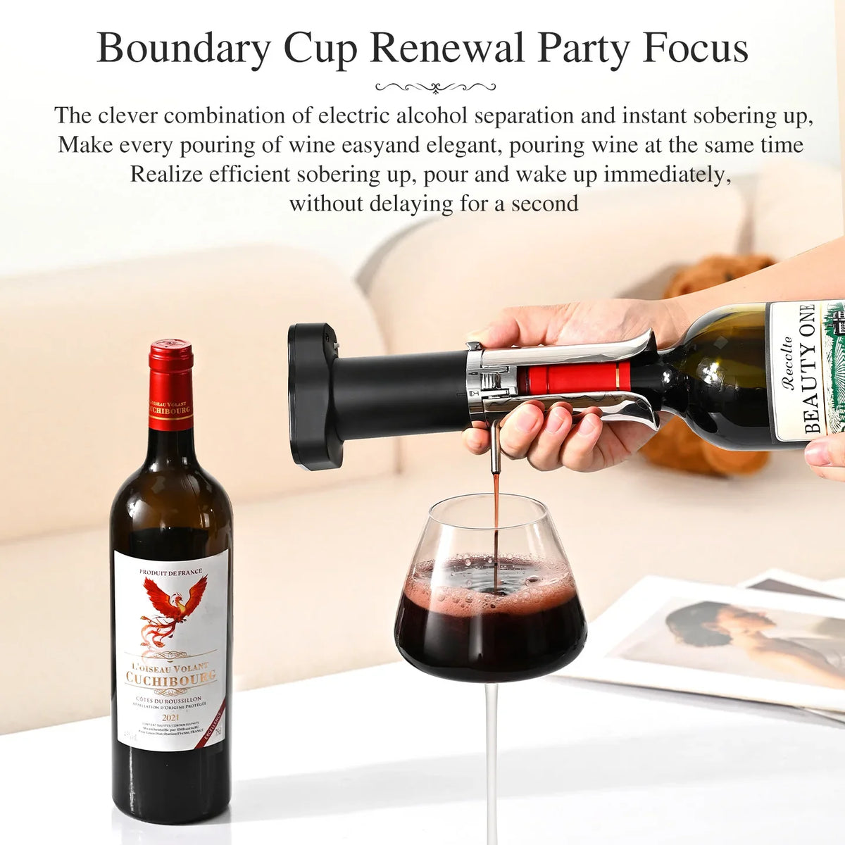 SmartWine Pro Electric Corkscrew & Preservation Set