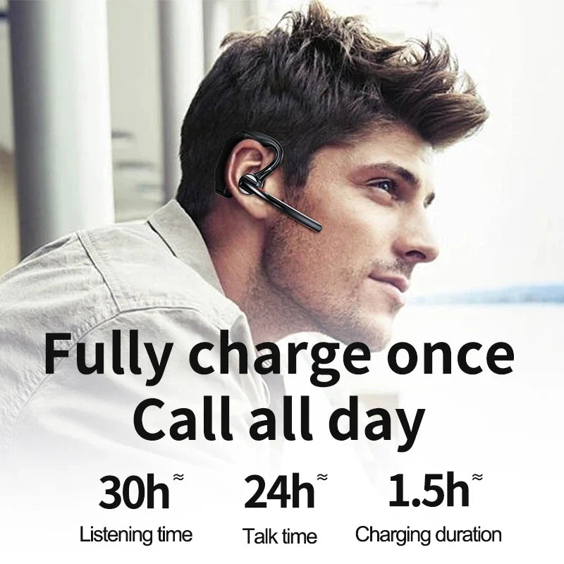 EchoWave Bluetooth 5.3 Wireless Earbuds – 30H Battery & Noise Isolation