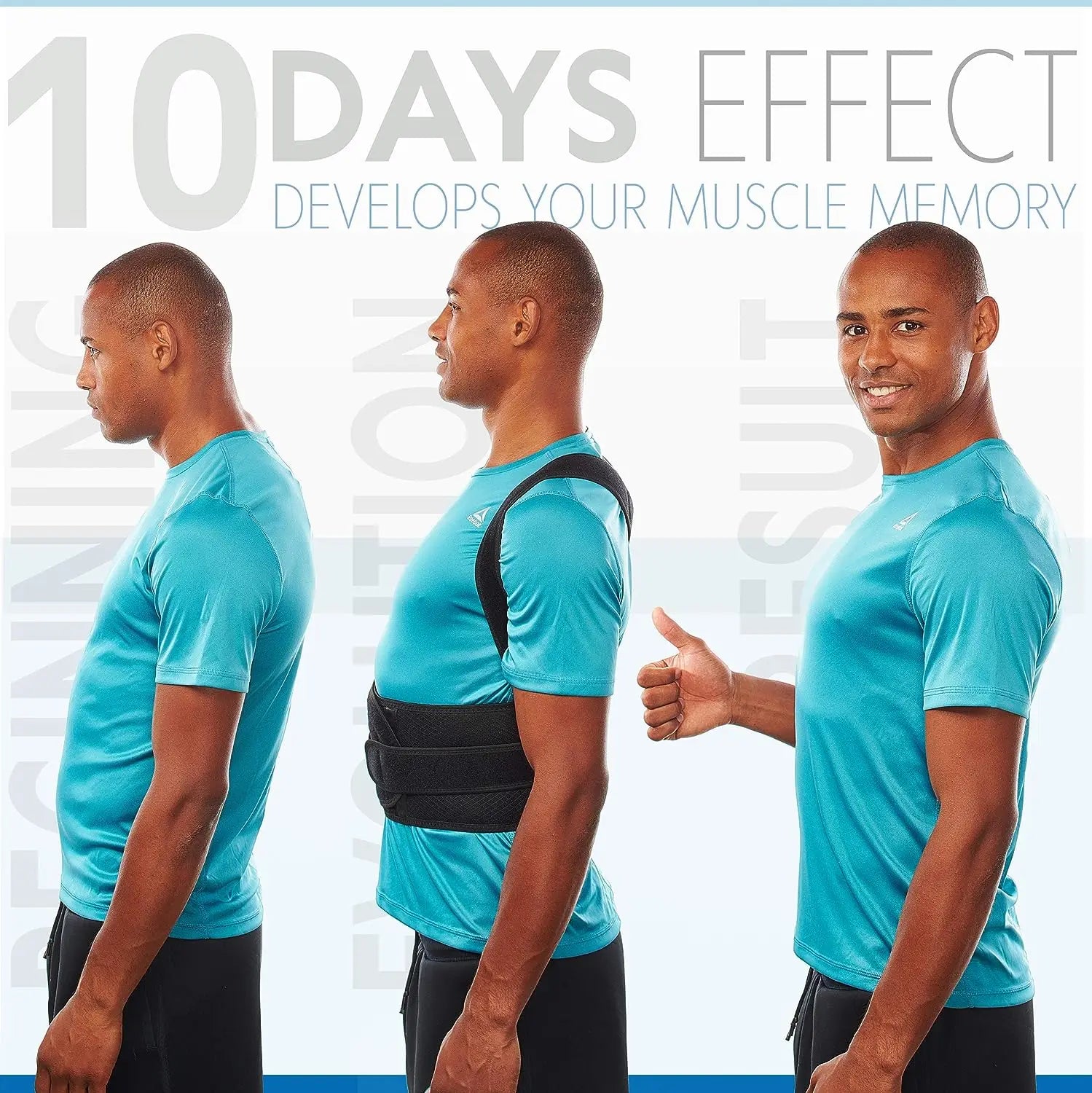 AlignRight Posture Support Brace for All Genders – Customizable Comfort with Breathable Design