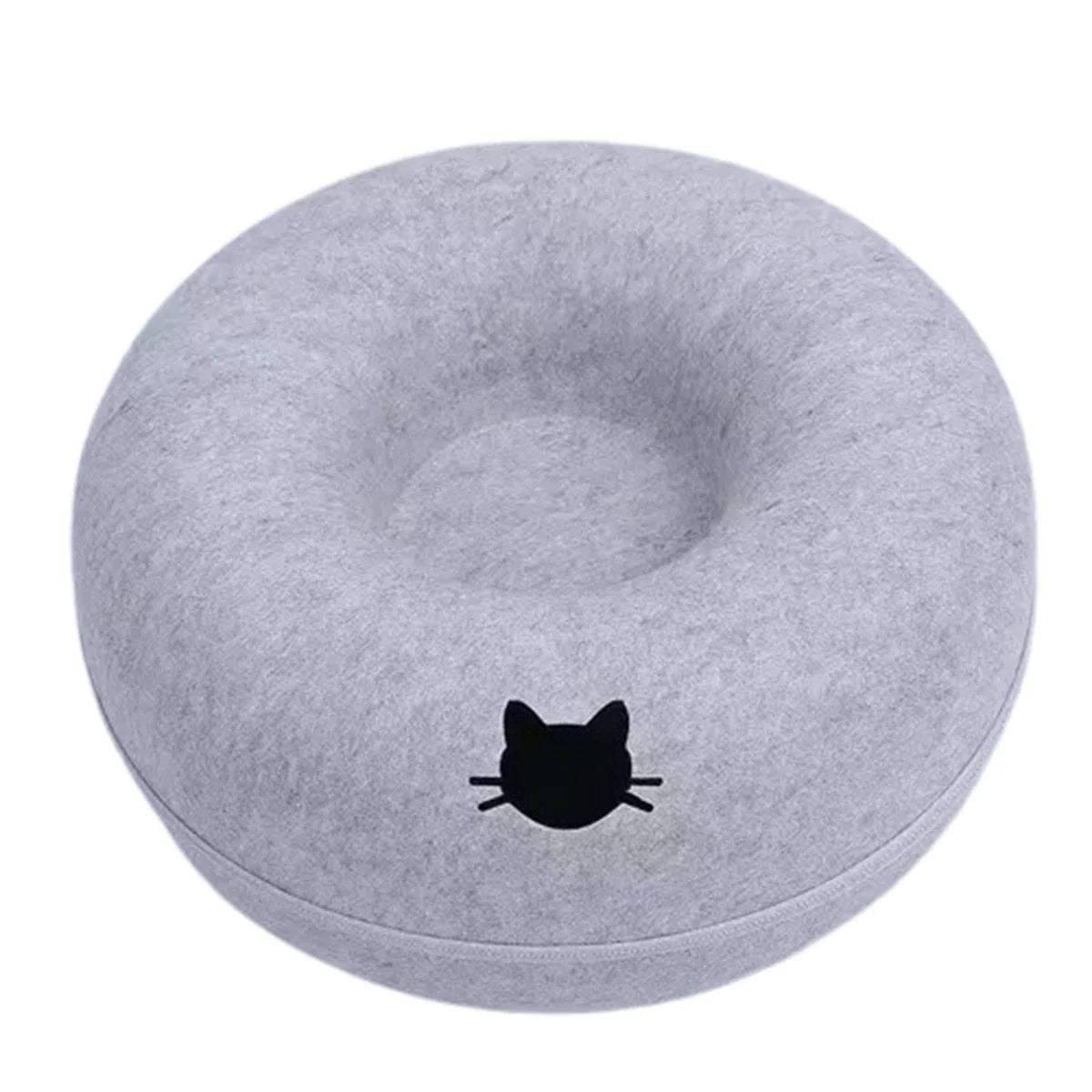 Feline Fun Sphere – Cozy Interactive Wool Cat Retreat