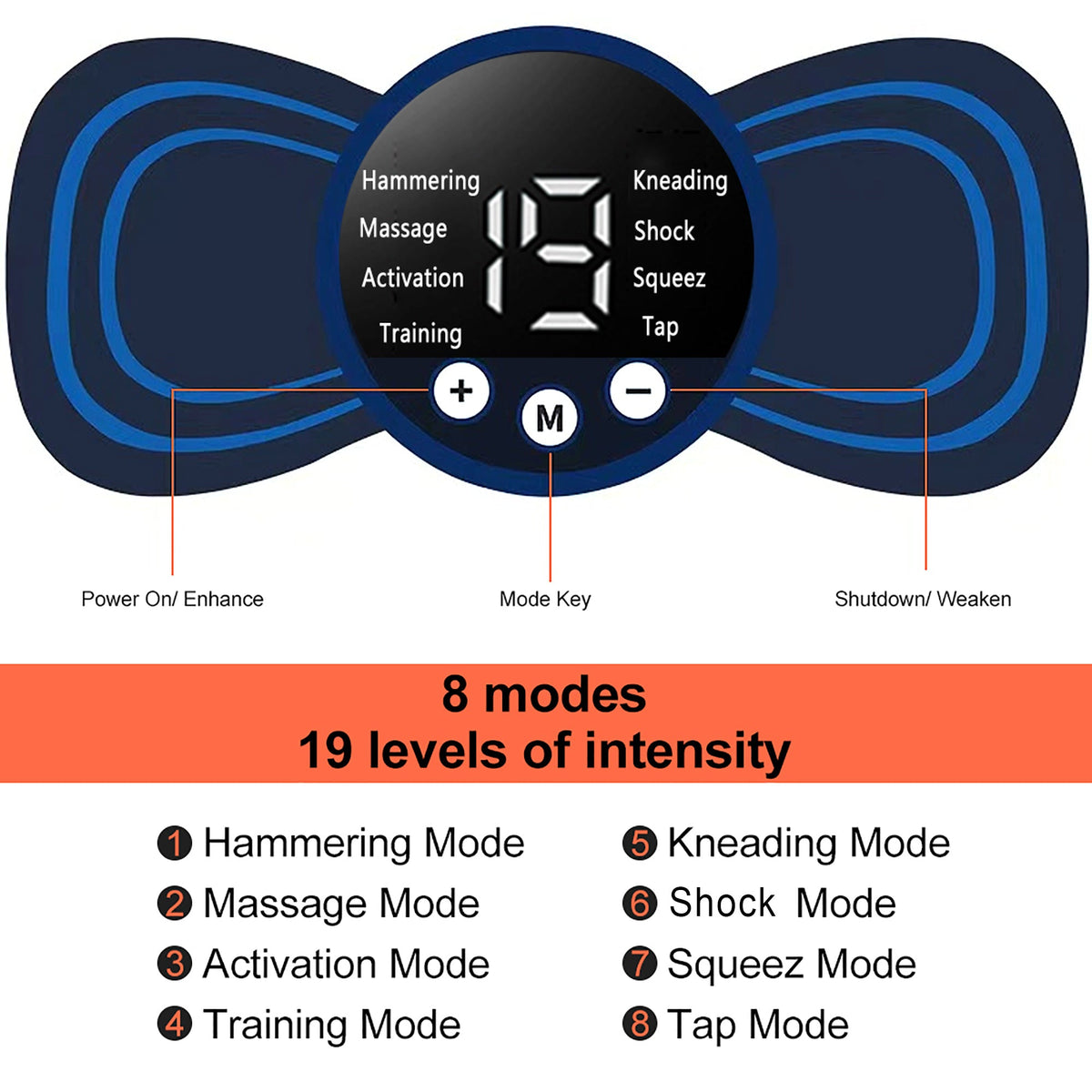 Smart EMS Neck Relaxer with Customizable Settings