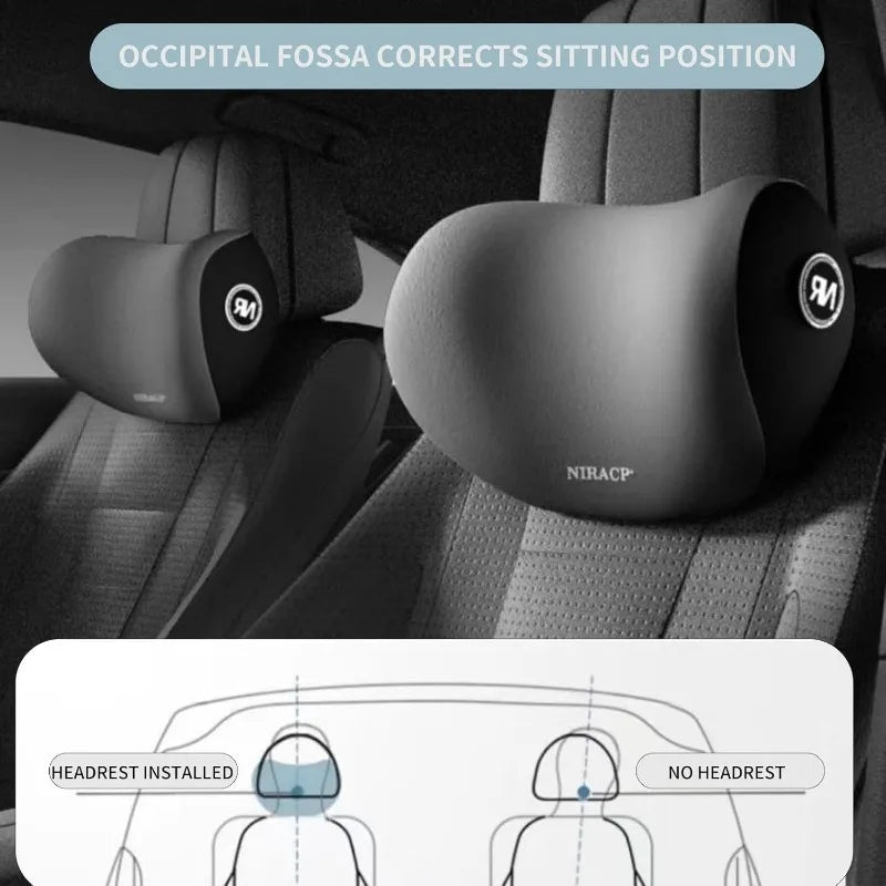 DriveEasy Neck and Lower Back Support Cushion – Ultimate Comfort for Your Car