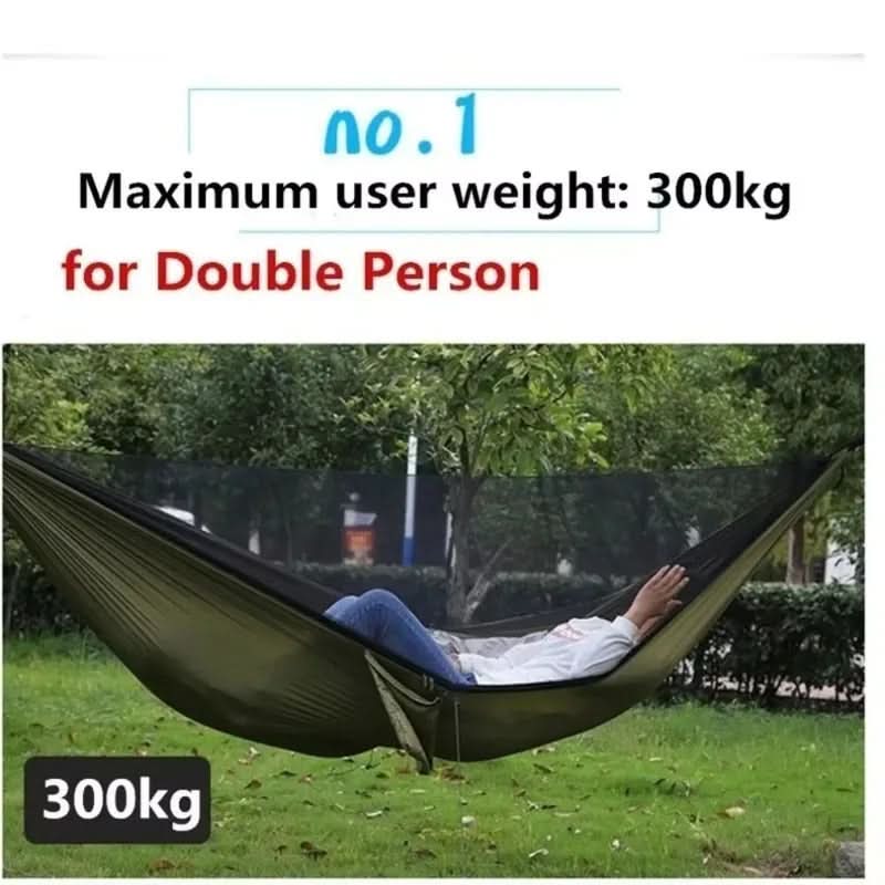 SereneNest – Portable Camping Hammock with Mosquito Netting