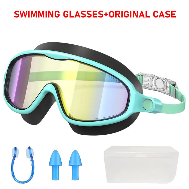 AquaVision Youth Swim Goggles | Comfortable Anti-Fog Design with UV Shielding for Ages 3–15