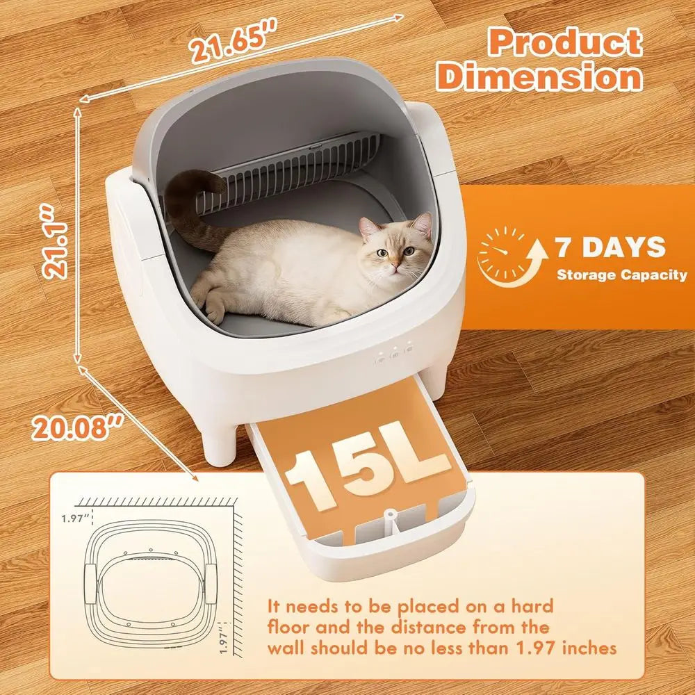 PurrfectClean Automated Cat Litter System | Smart Waste Management for Busy Homes