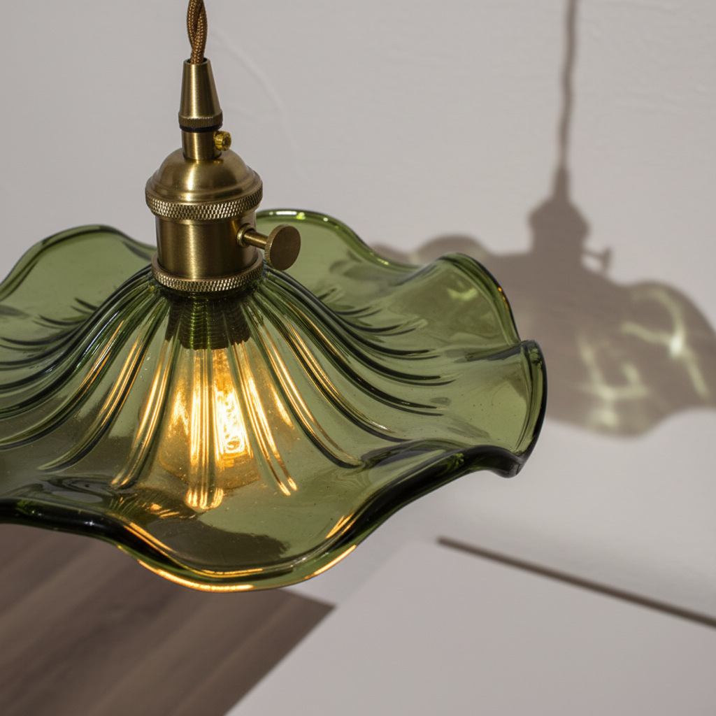 LED Pendant Light in Scandinavian Style - Glass Design