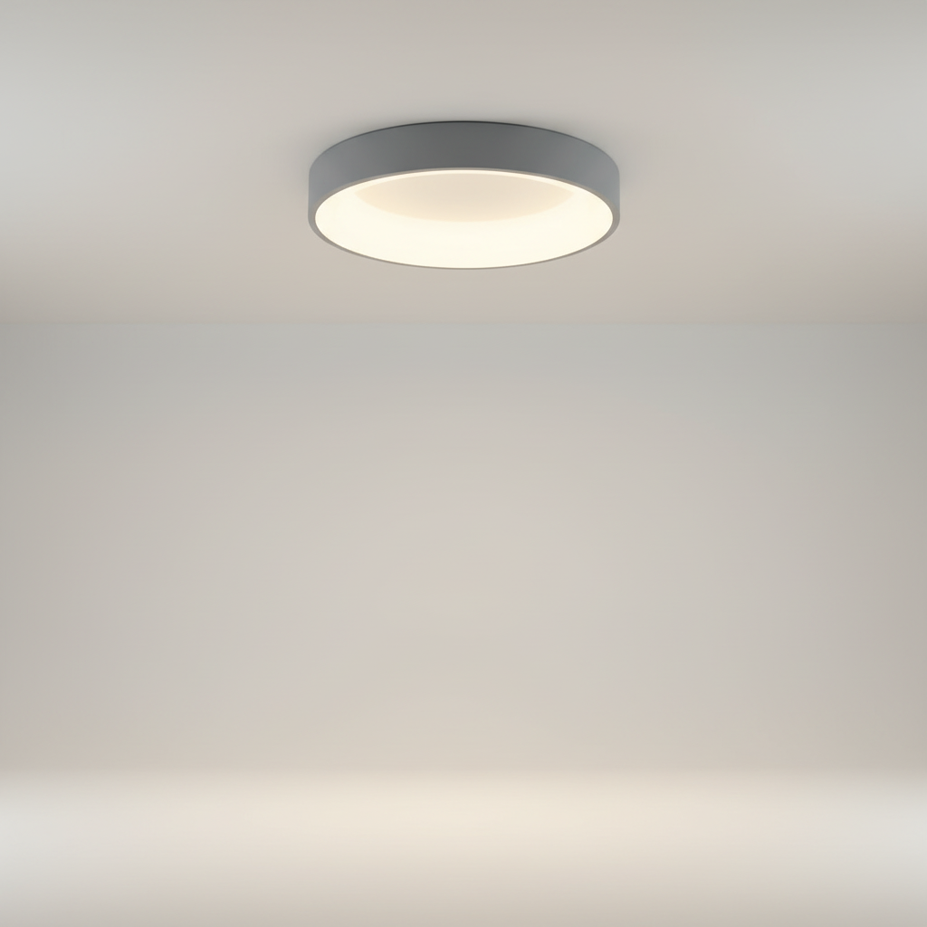 Round Ceiling Light in Scandinavian Style