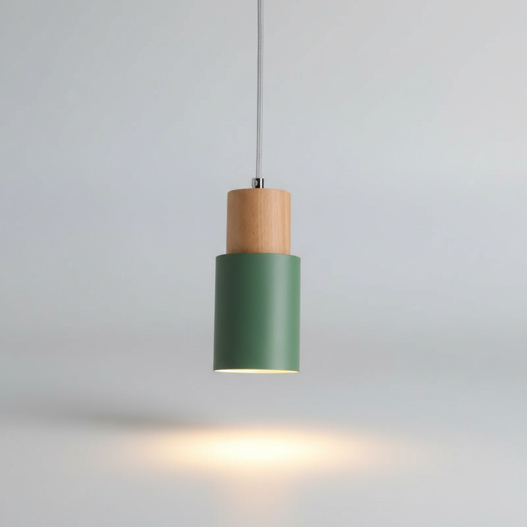 Cylinder Pendant Light in Scandinavian Design