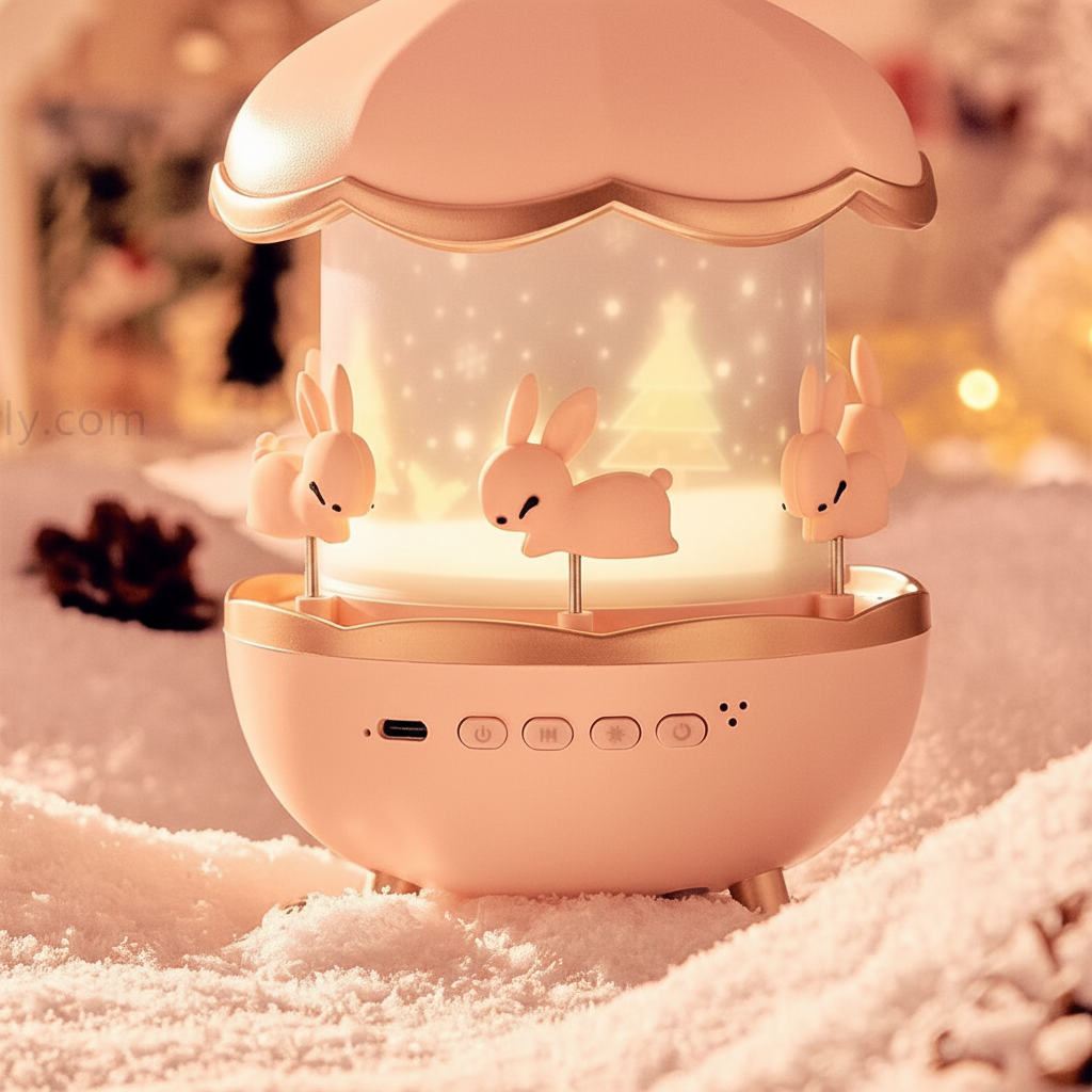 DreamSphere | Children's Nighttime Projector with Soothing Sounds & 12 Themes | Peaceful Sleep Solution