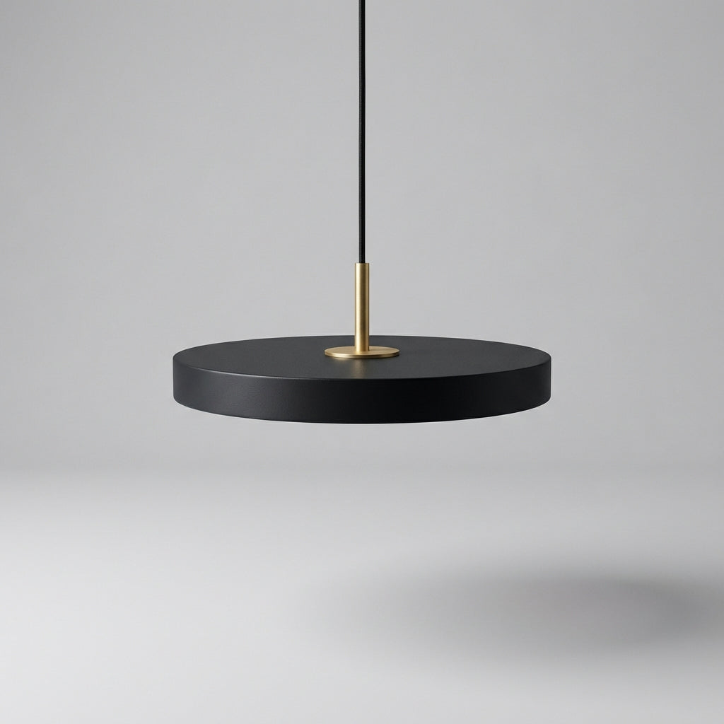 Round Slim LED Hanging Light Fixture