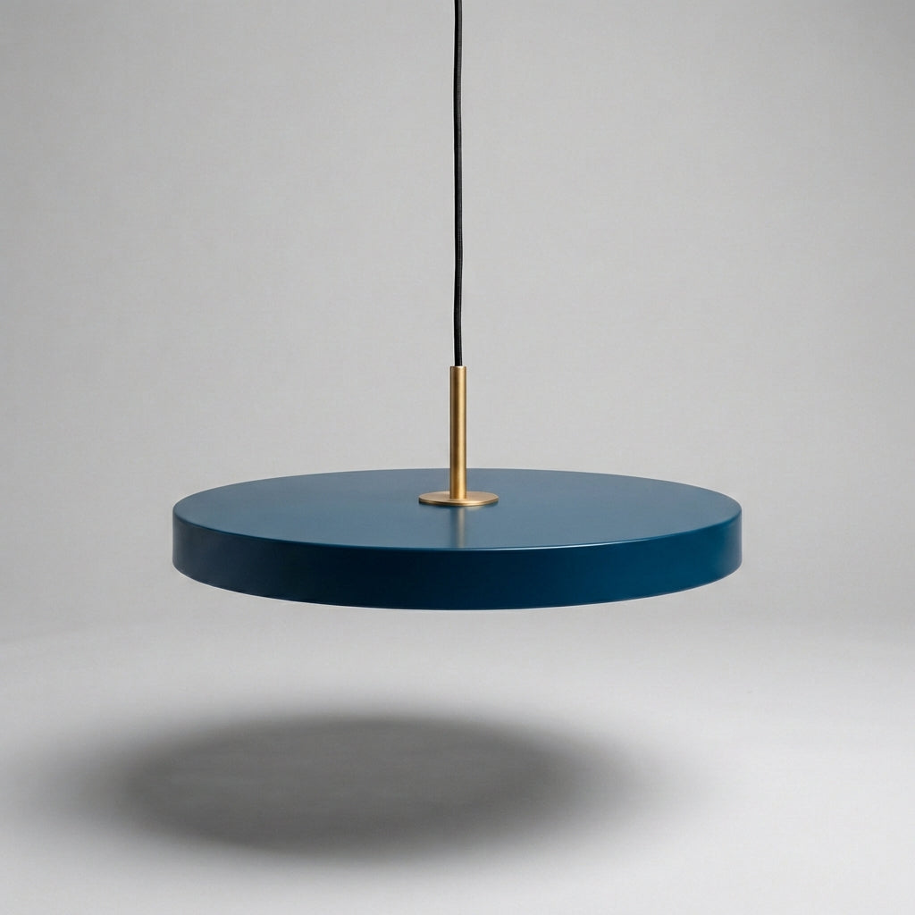 Round Slim LED Hanging Light Fixture