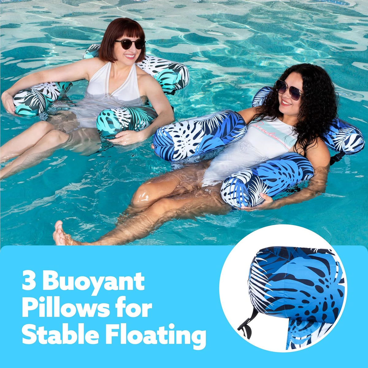 AquaLounge | Adjustable Inflatable Pool Chair for Relaxation