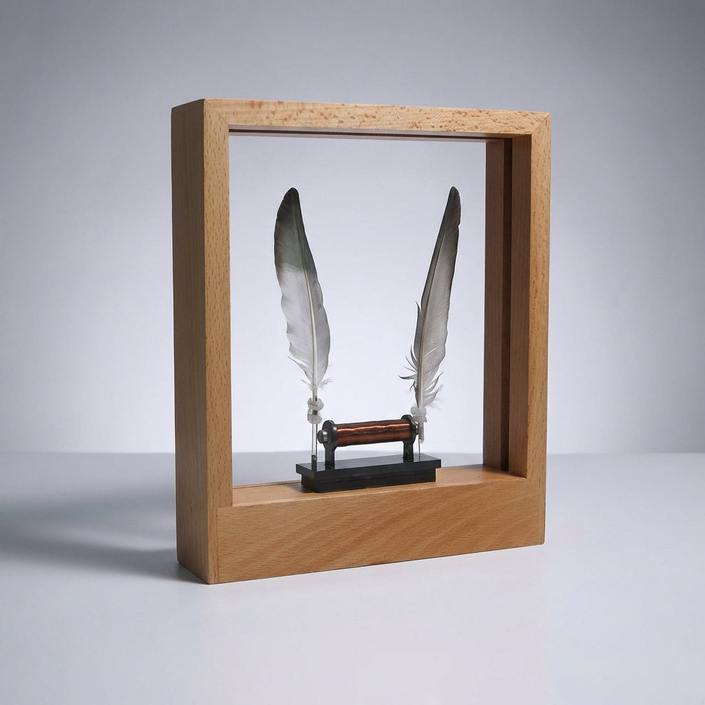 Feather Lamp with Slow Motion Effect