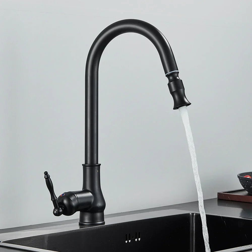 EleganceFlow | Versatile Kitchen Faucet with Pull-Out Sprayer & Touch Control