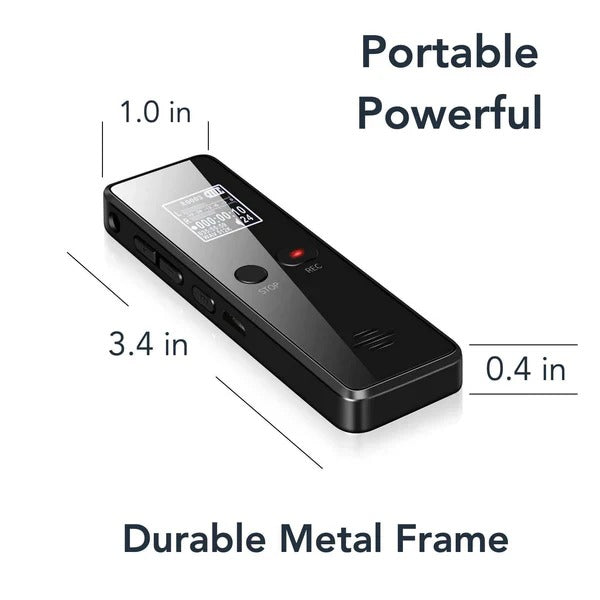 Capture Every Moment: Portable Audio Recorder with Voice Activation