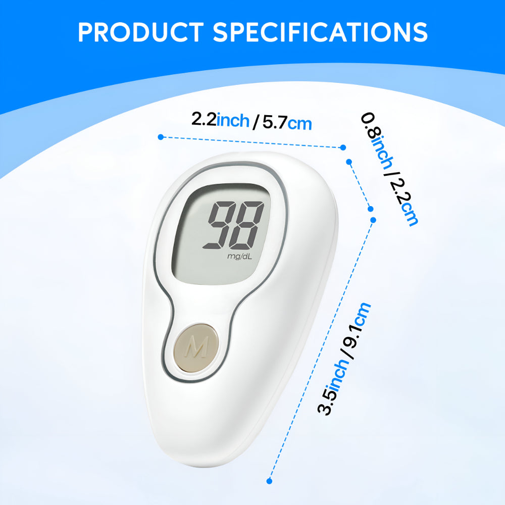 QuickGlucose Pro Kit | Compact Blood Sugar Testing for Home & Travel