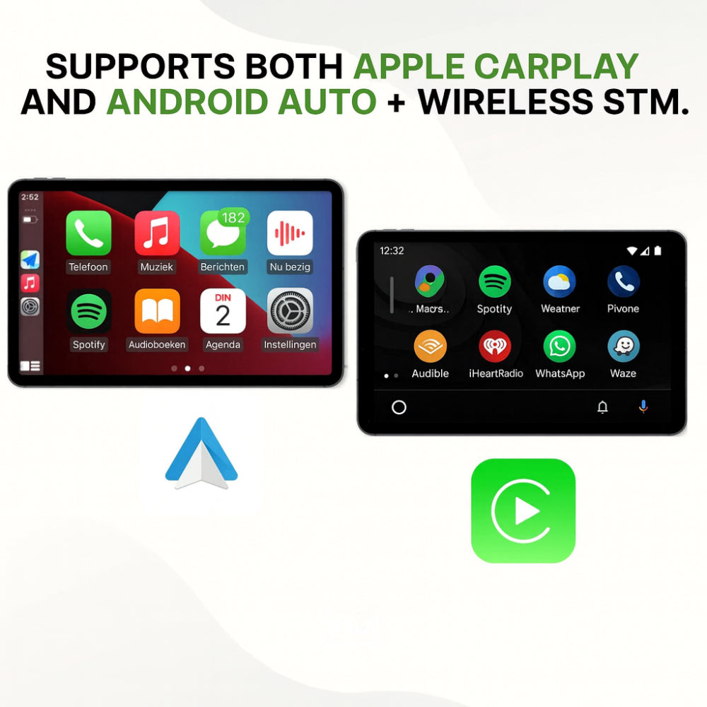 DriveSmart | Wireless CarPlay & Android Auto Hub with Touchscreen