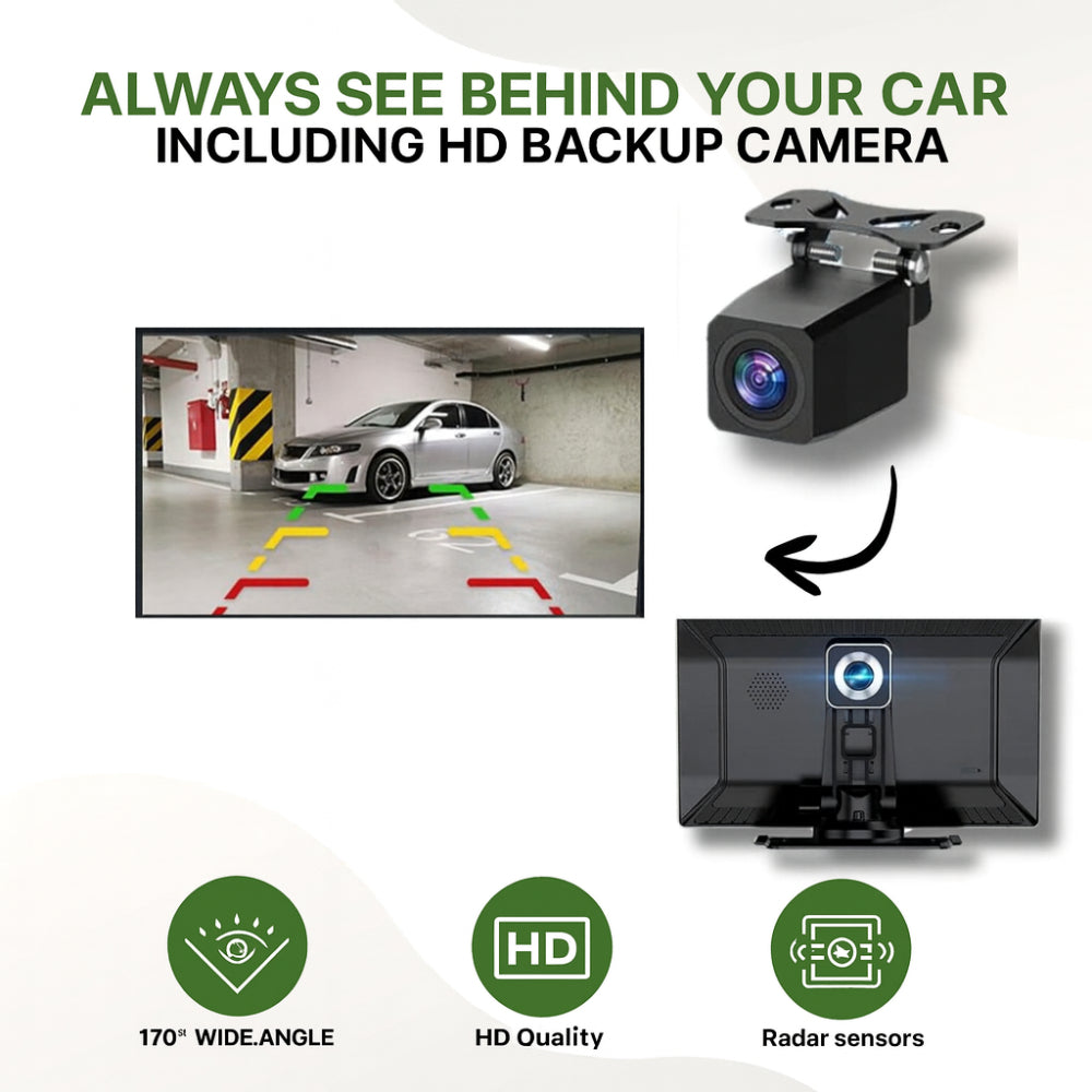 DriveSmart | Wireless CarPlay & Android Auto Hub with Touchscreen