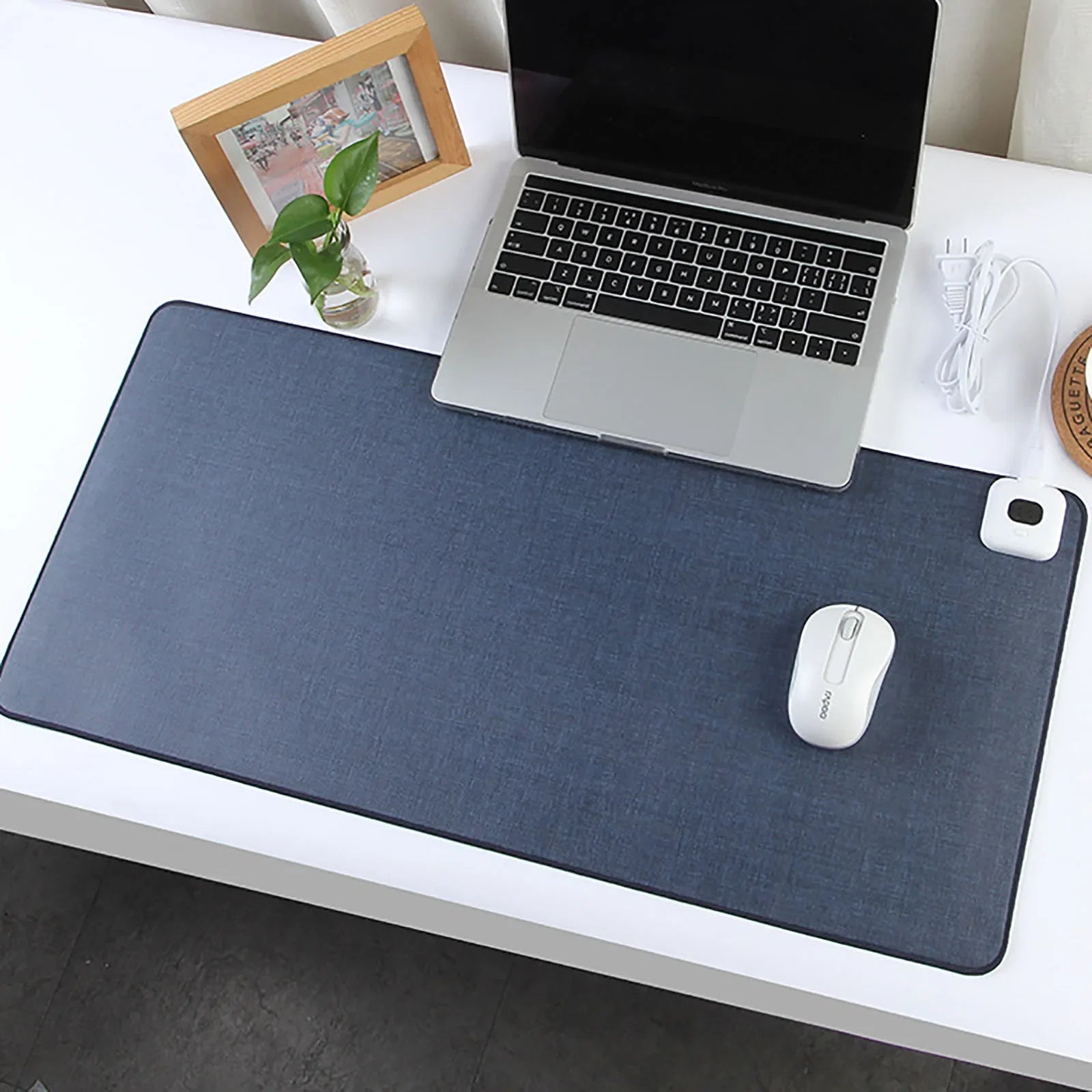 WarmTouch Heated Mouse Pad with Adjustable Temperature Control
