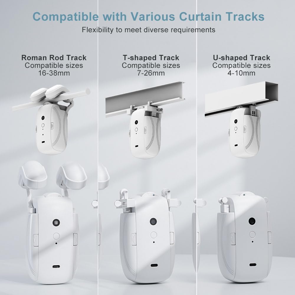 Bluetooth-Enabled Motorized Curtain Opener for Effortless Control