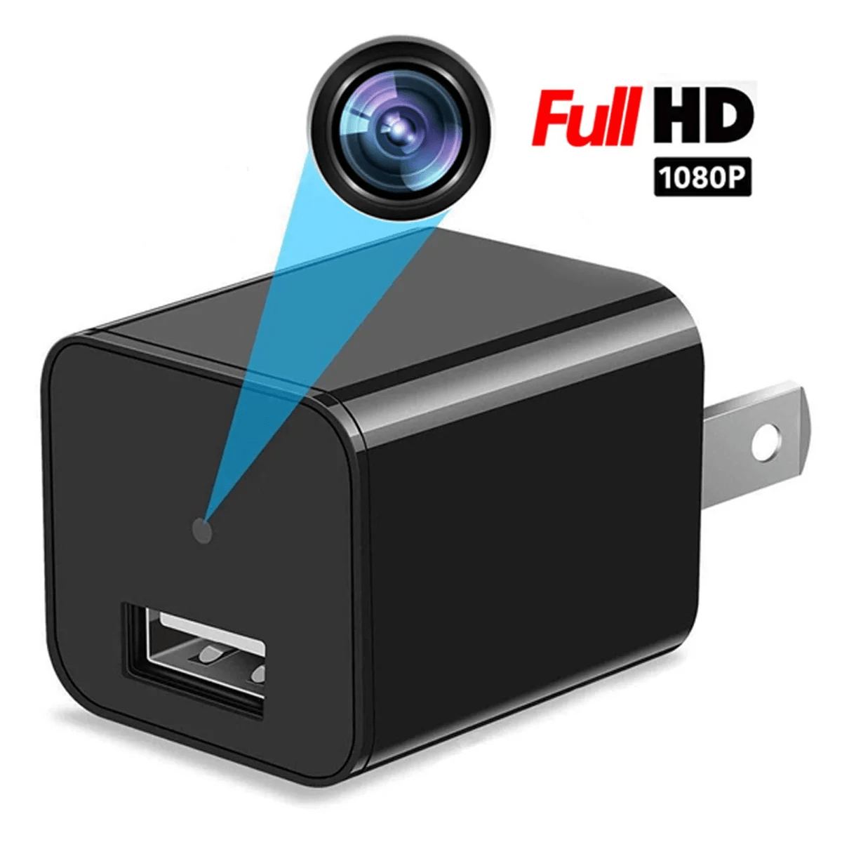 Discreet USB Charger Security Camera with 1080P HD Streaming