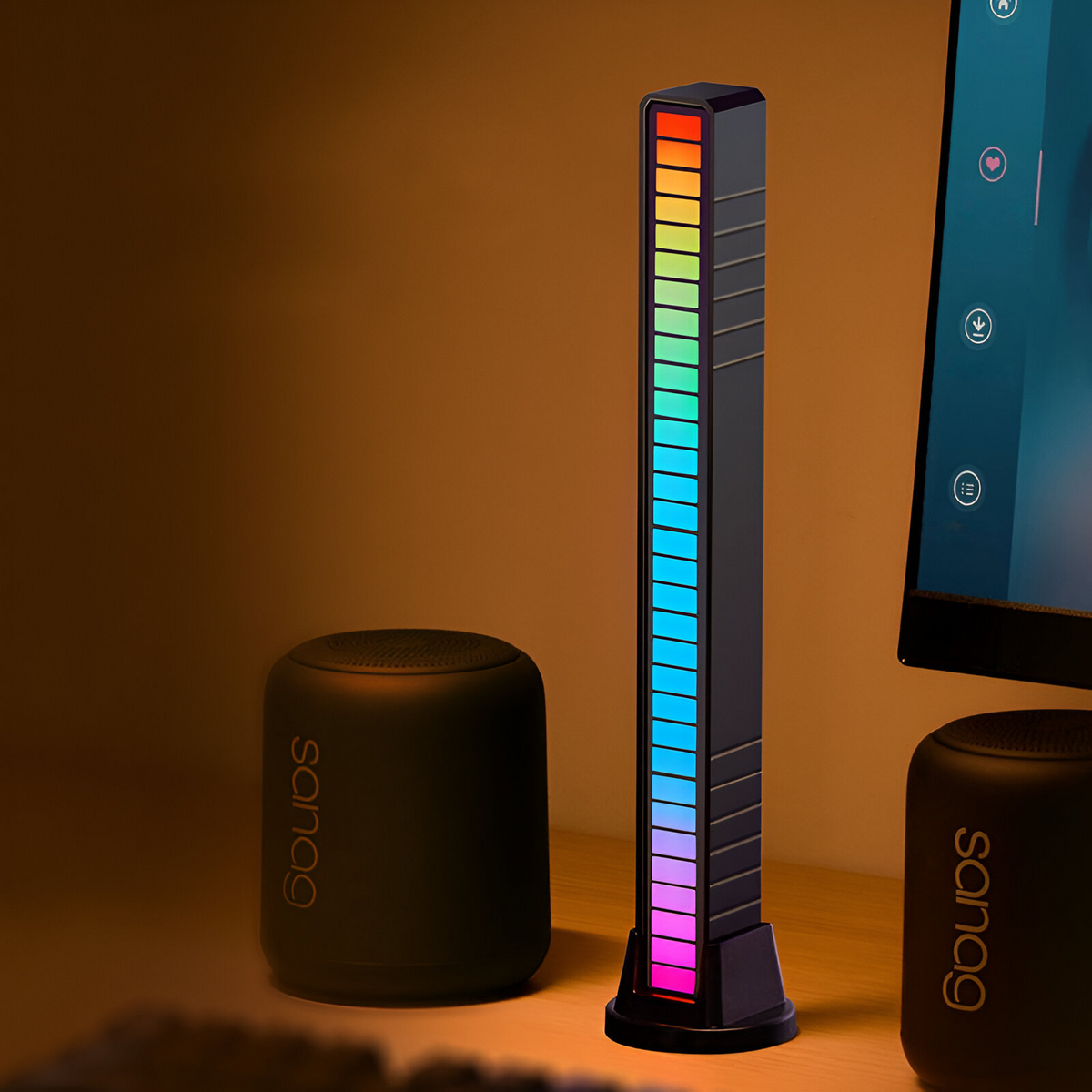 Dynamic Color Sync LED Light Bar for Music and Gaming