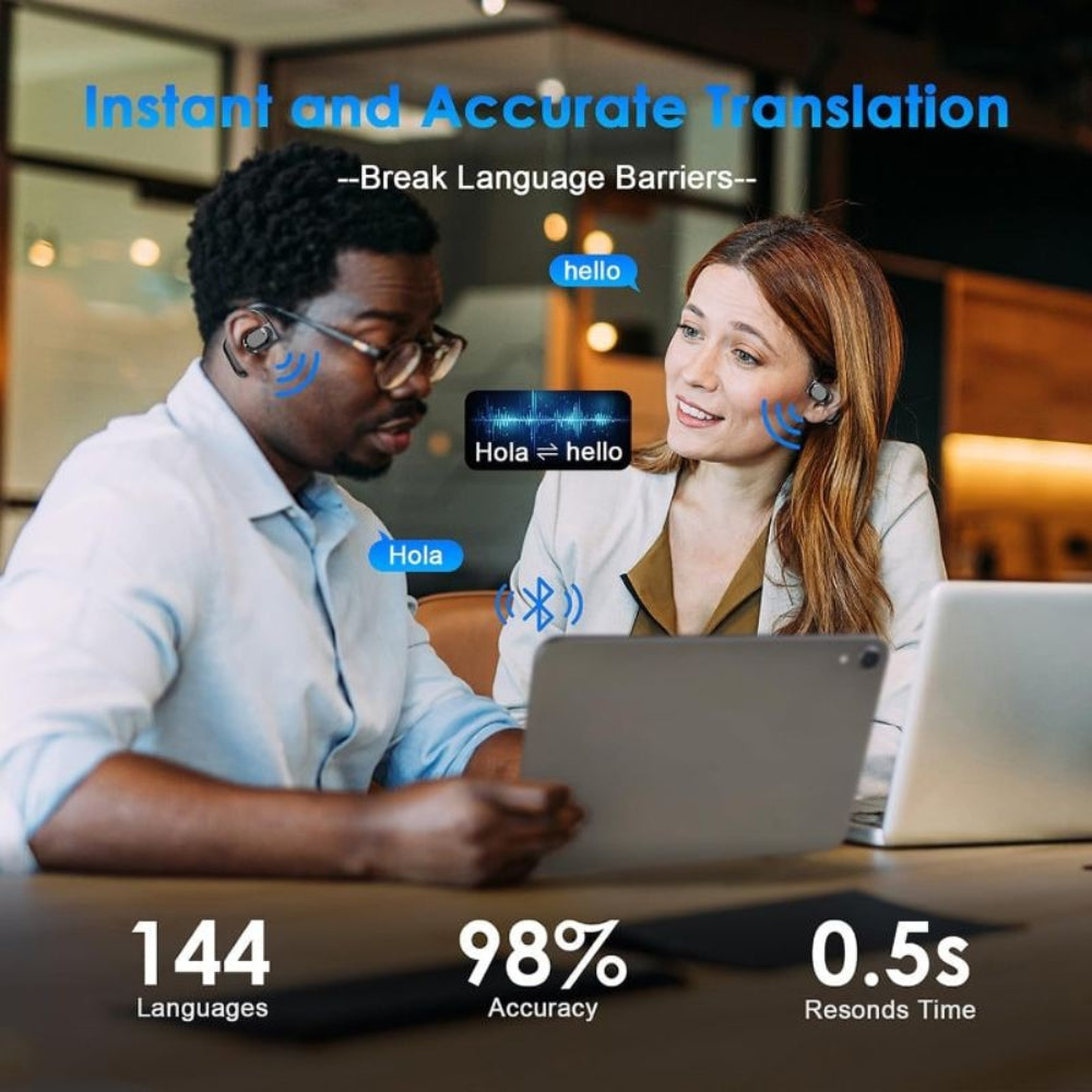 VoiceConnect Wireless Earbuds | Instant Language Translation