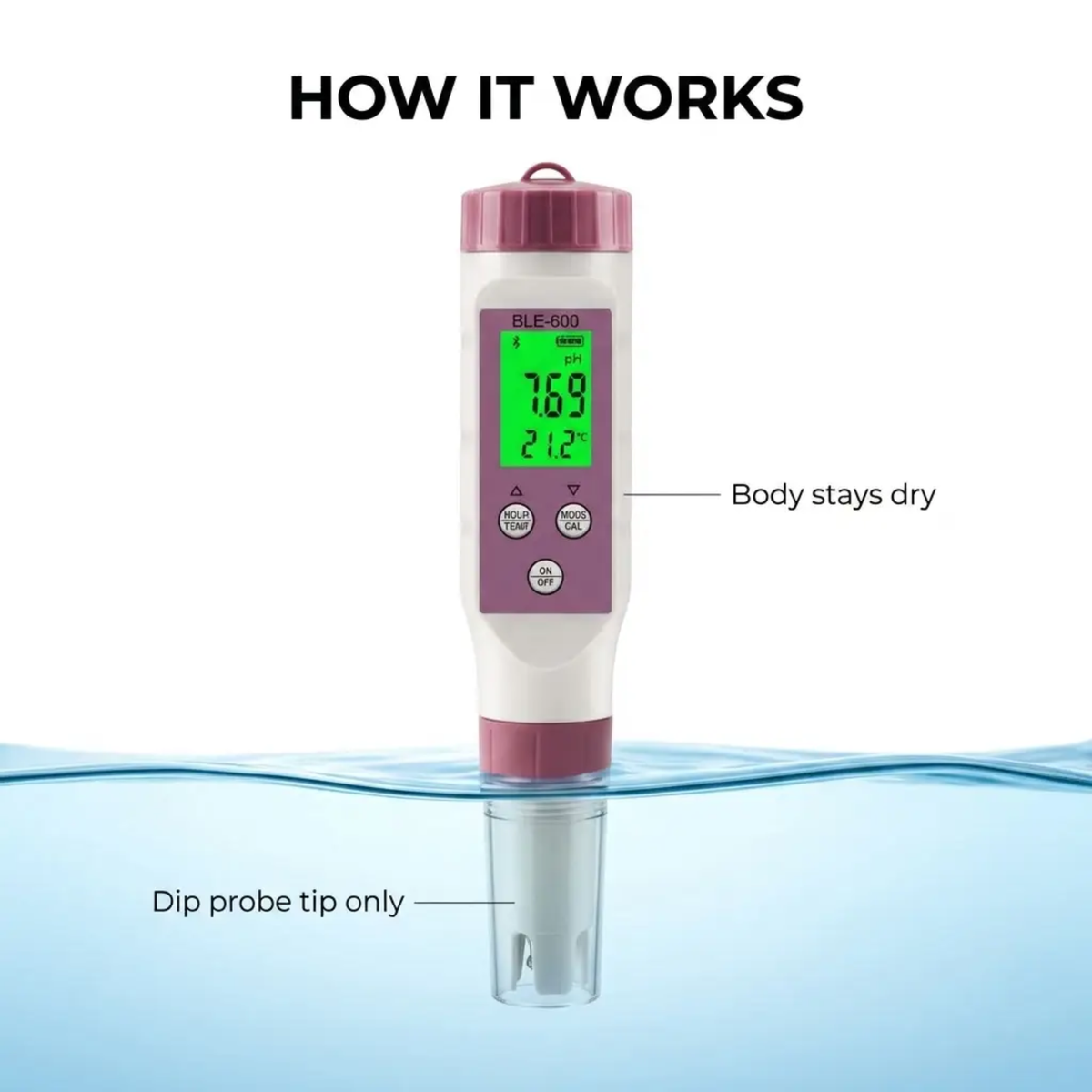 Advanced Pool Water Analyzer | 7-in-1 Smart Tester with App Integration