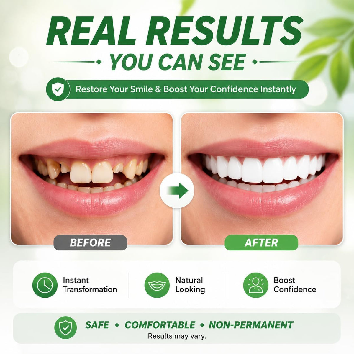 Brilliant Smile Kit | Custom Fit Temporary Tooth Replacement