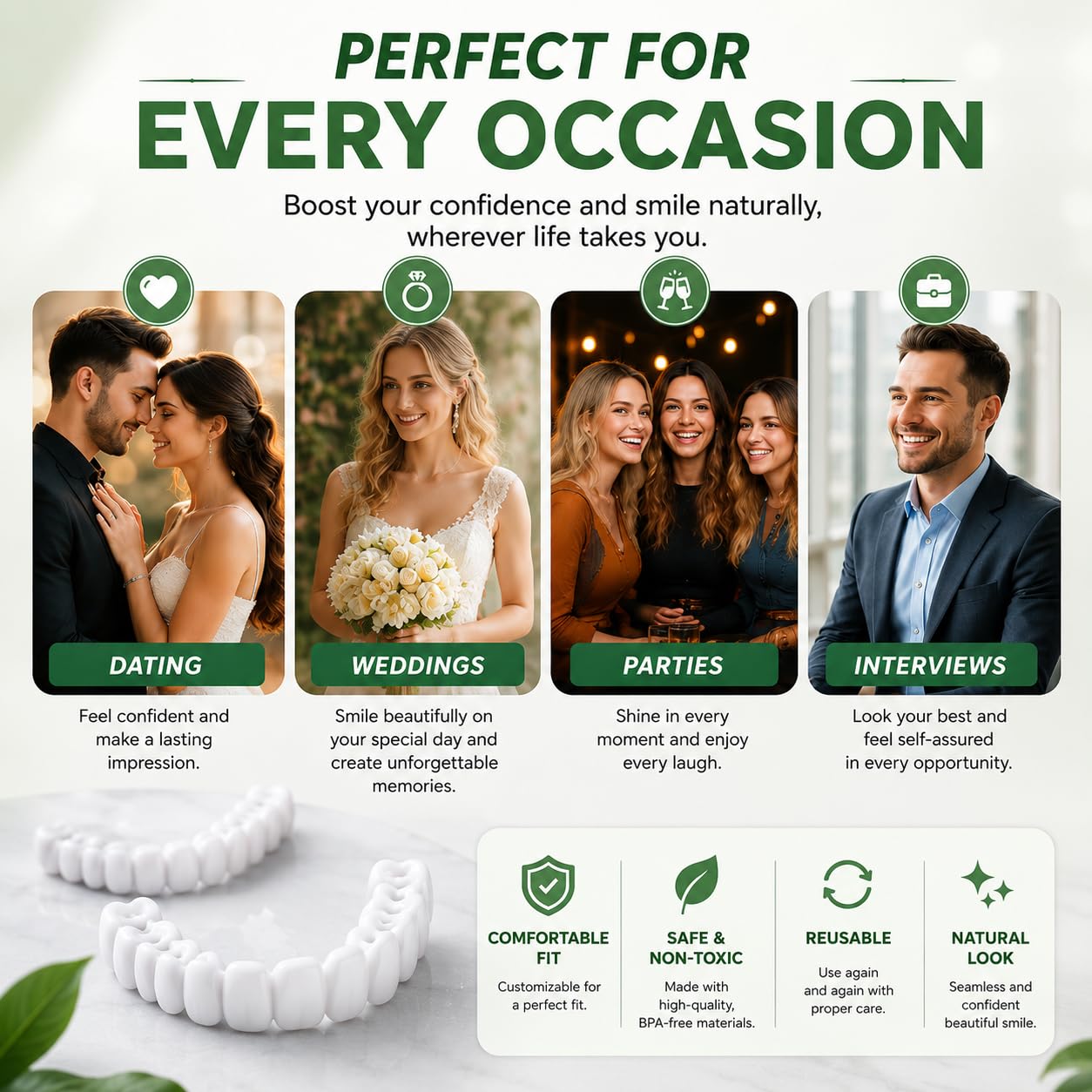 Brilliant Smile Kit | Custom Fit Temporary Tooth Replacement