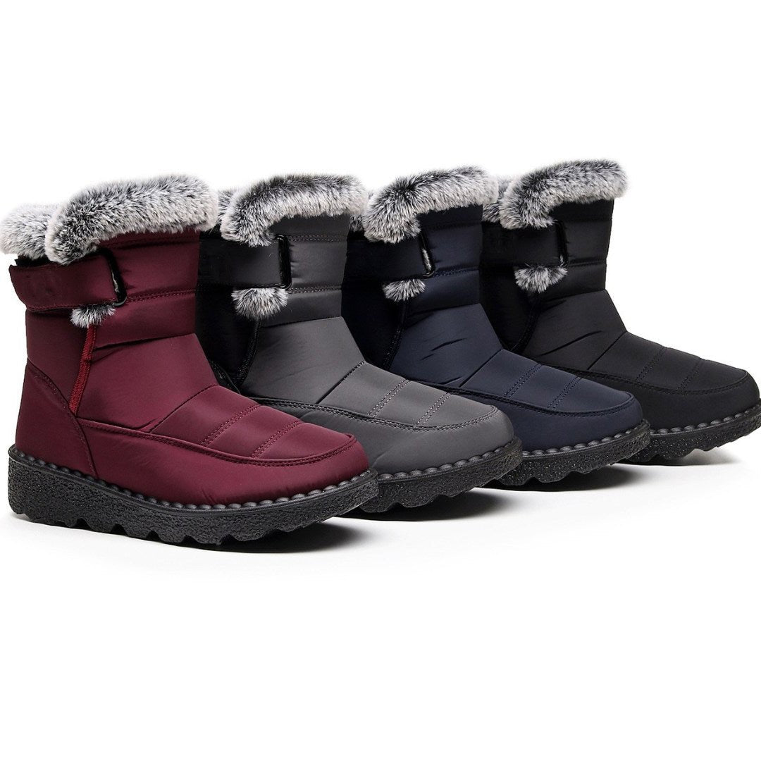 Stylish Waterproof Winter Boots with Heel for Women