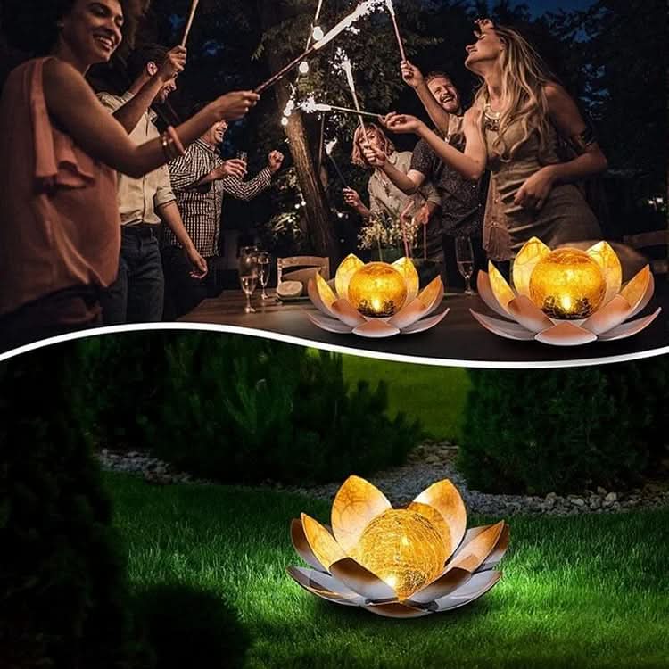 LumiPetal - Solar-Operated Lotus Lamp for Enchanting Outdoor Ambiance