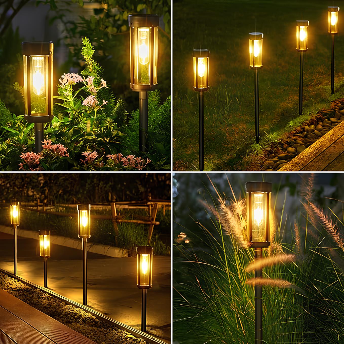 Solar-Powered Garden Torch Light