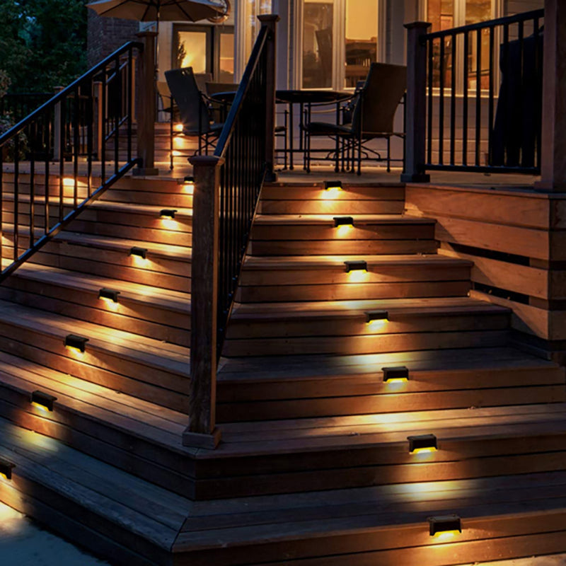 Stairway Lighting Powered by Solar Energy