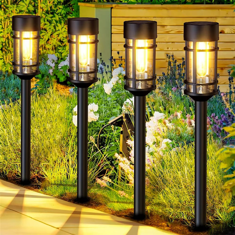 Eco-Friendly Solar Pathway Light with Dusk to Dawn Sensor
