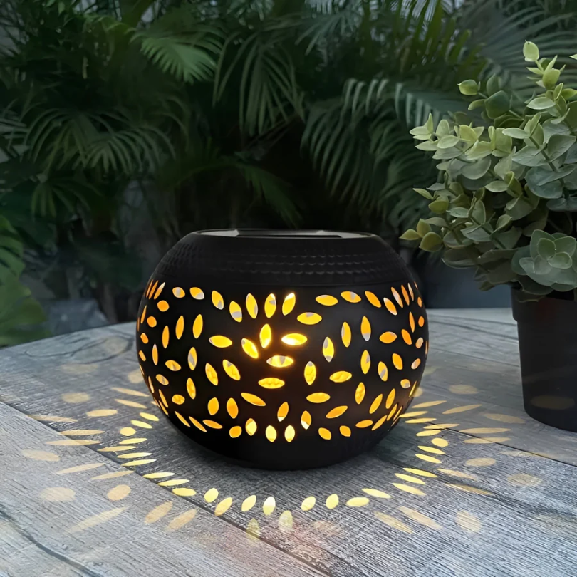 Eco-Friendly Solar Garden Lantern with Automatic Light Sensor