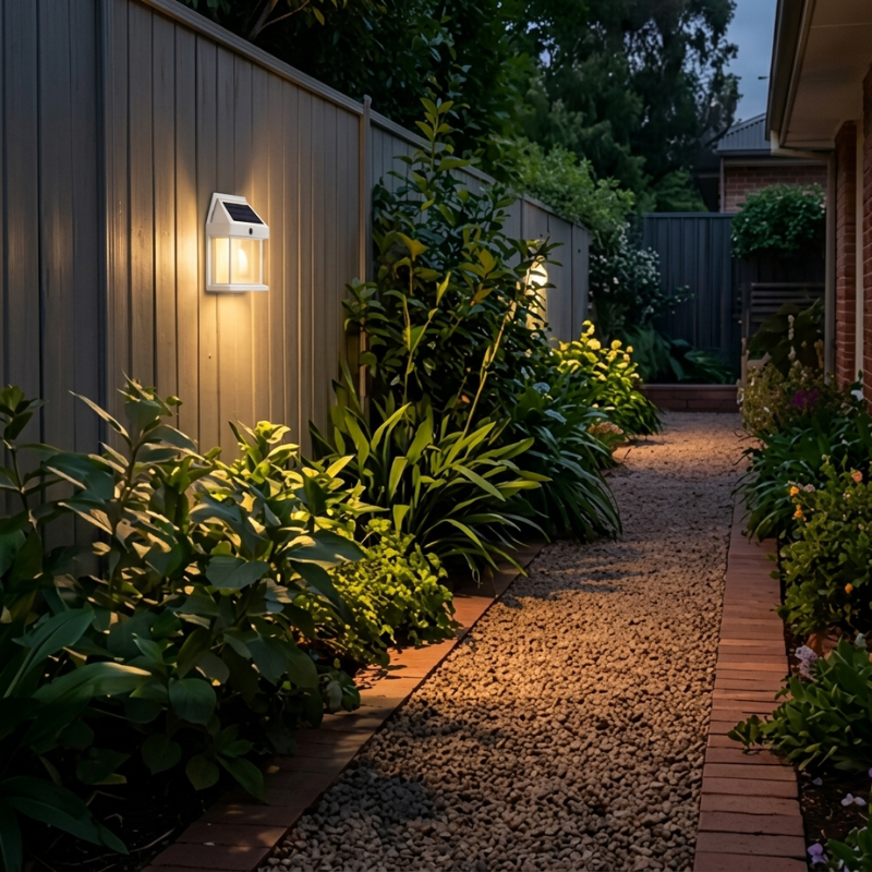 Eco-Friendly Solar Wall Lights with Motion Detection