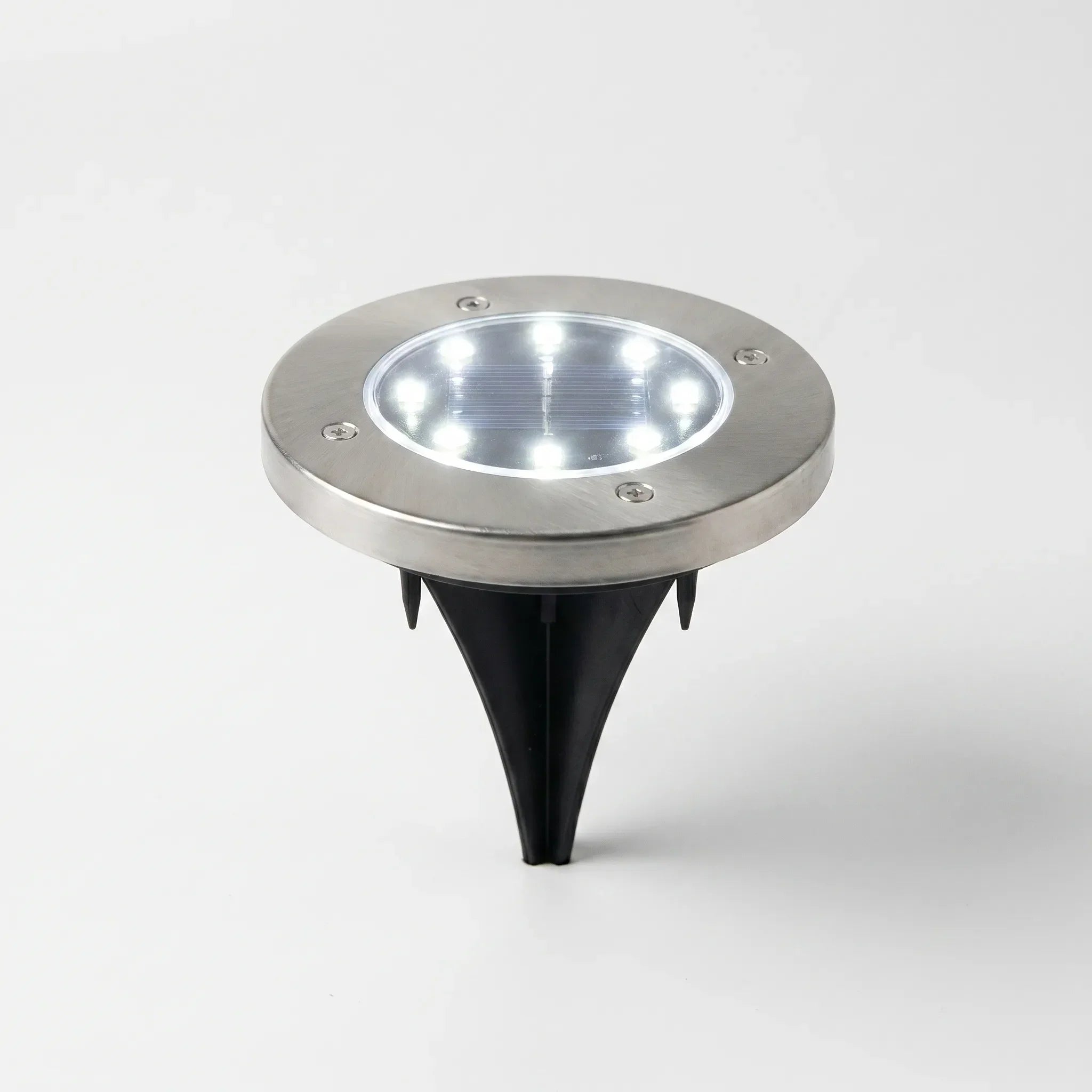 Solar Garden Stake Lights - Ground Illumination Discs
