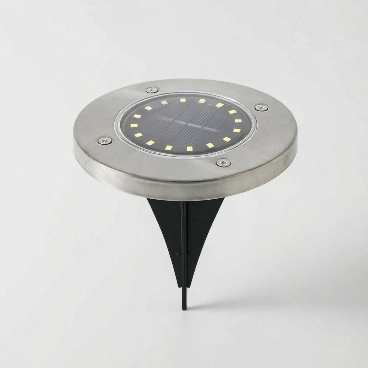 Solar Garden Stake Lights - Ground Illumination Discs