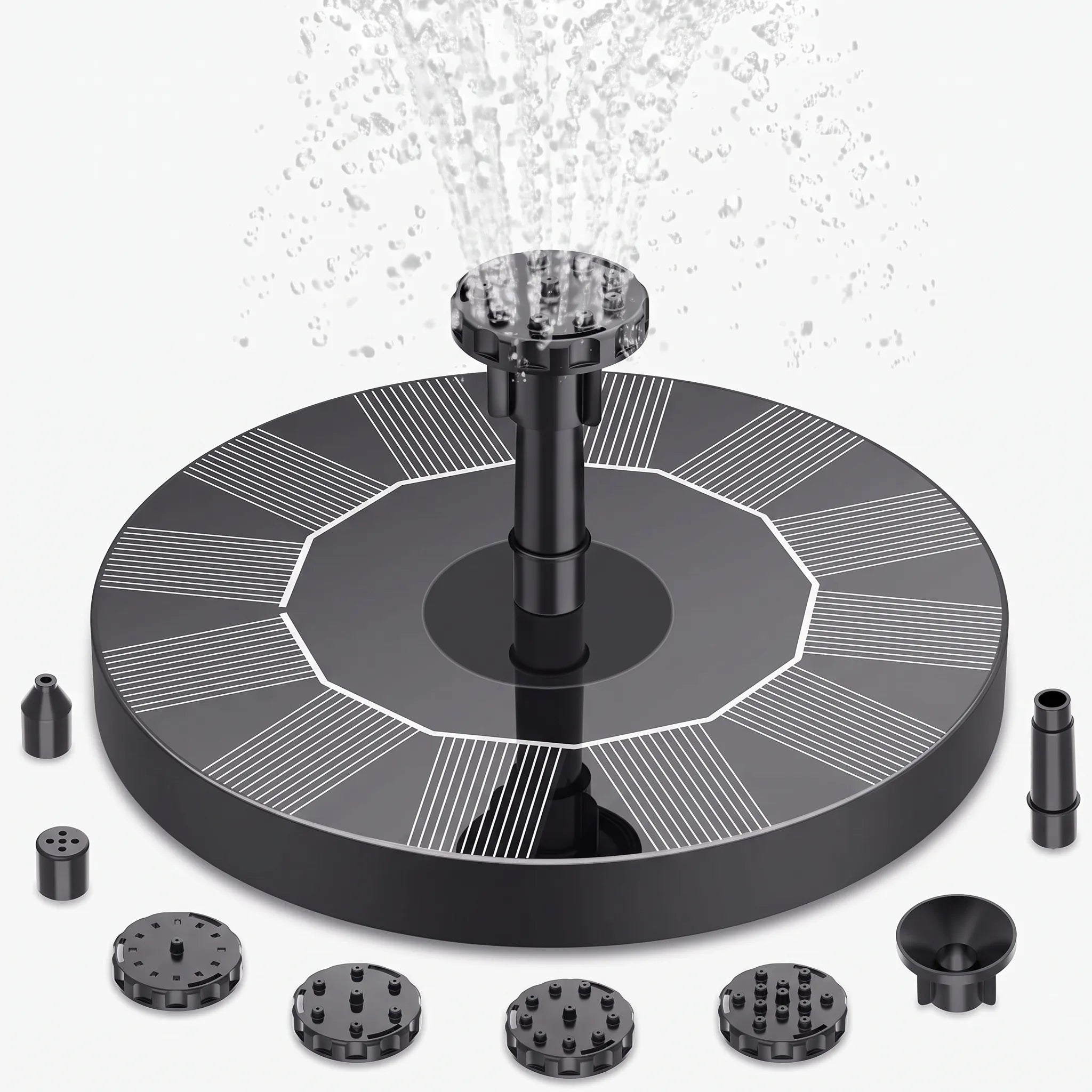 Water Fountain Powered by Solar Energy