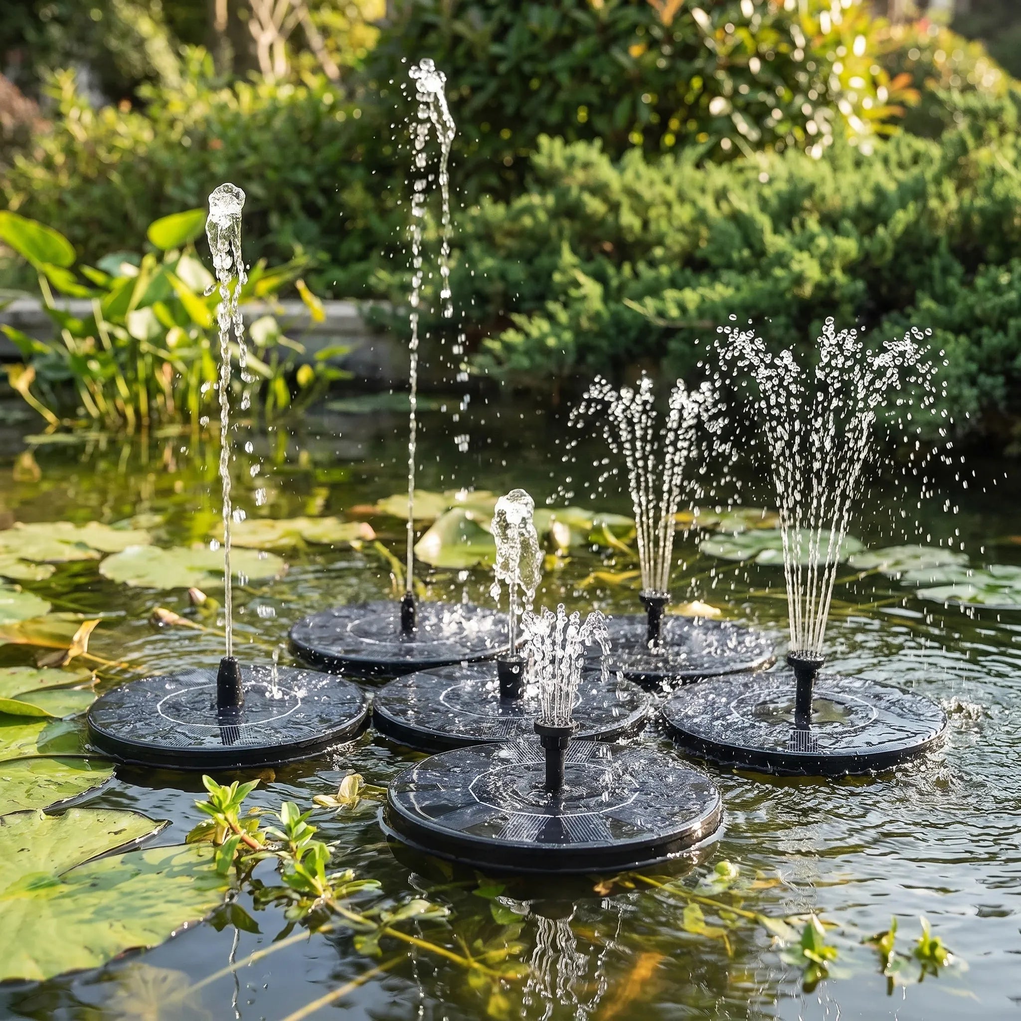 Water Fountain Powered by Solar Energy