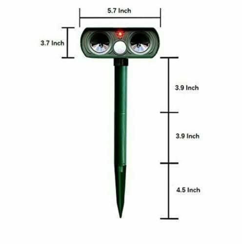 EcoGuard - Solar-Powered Ultrasonic Animal Deterrent