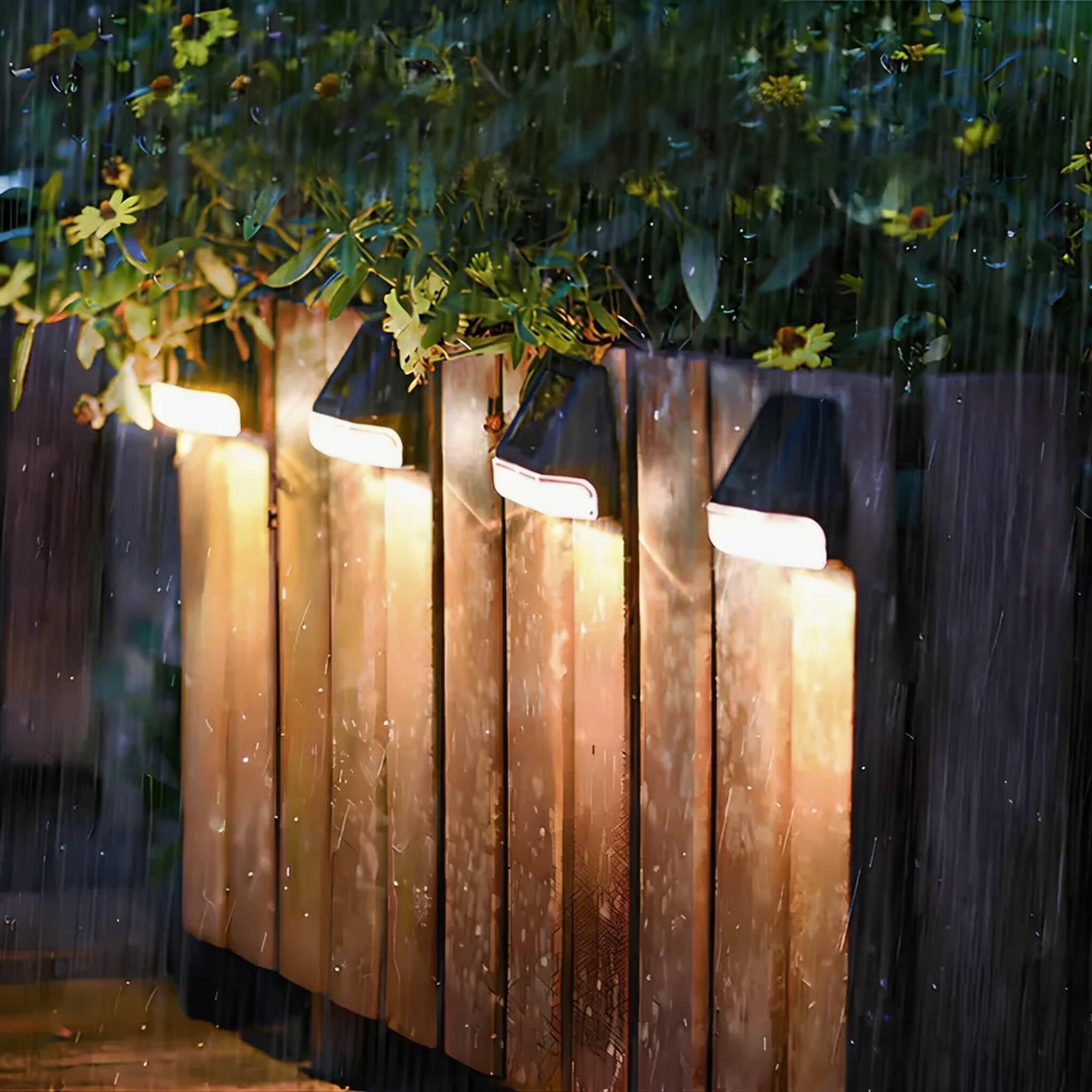 Eco-Friendly Solar Wall Light with Automatic Dusk Detection