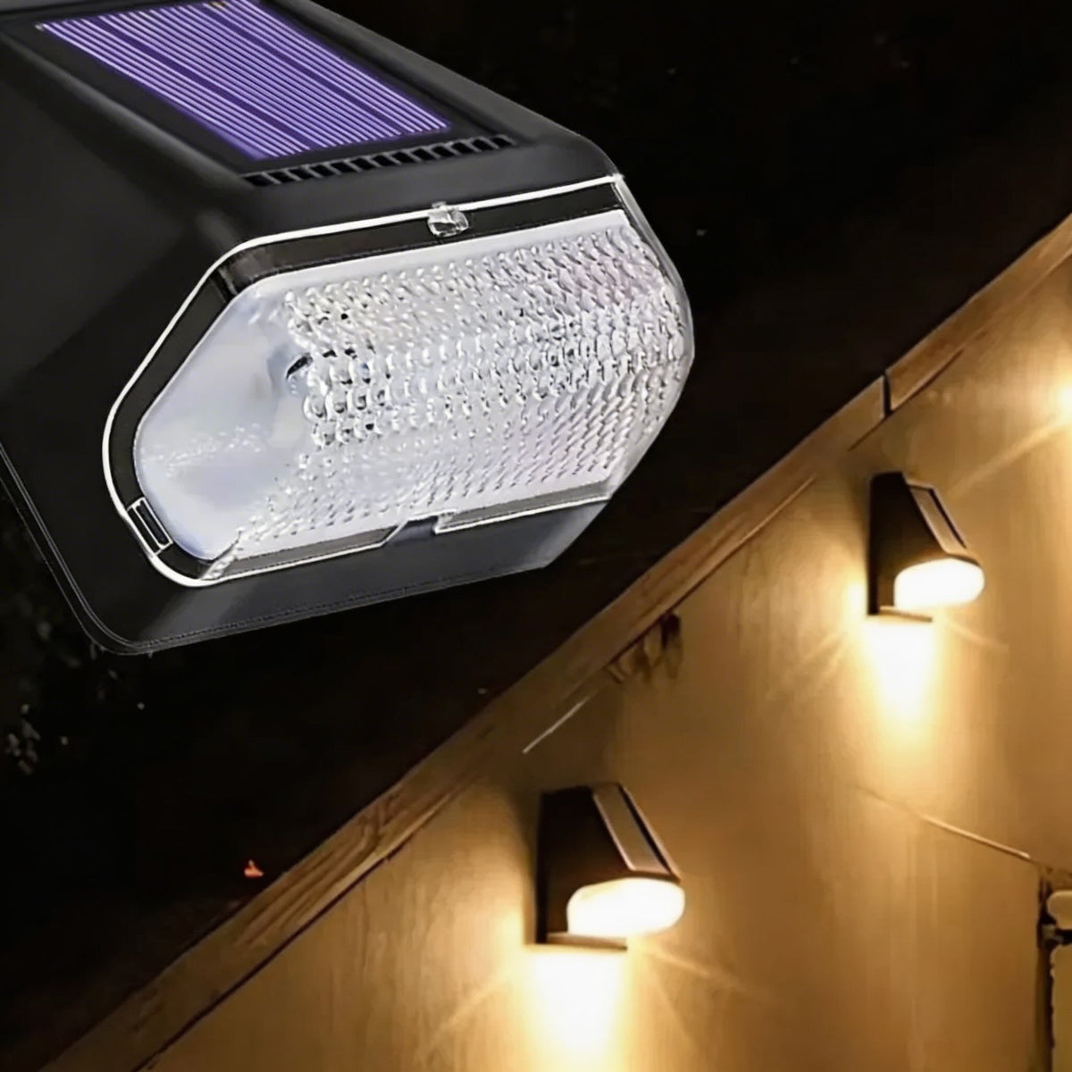 Eco-Friendly Solar Wall Light with Automatic Dusk Detection