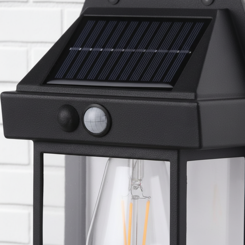 ABS Solar Outdoor Wall Light