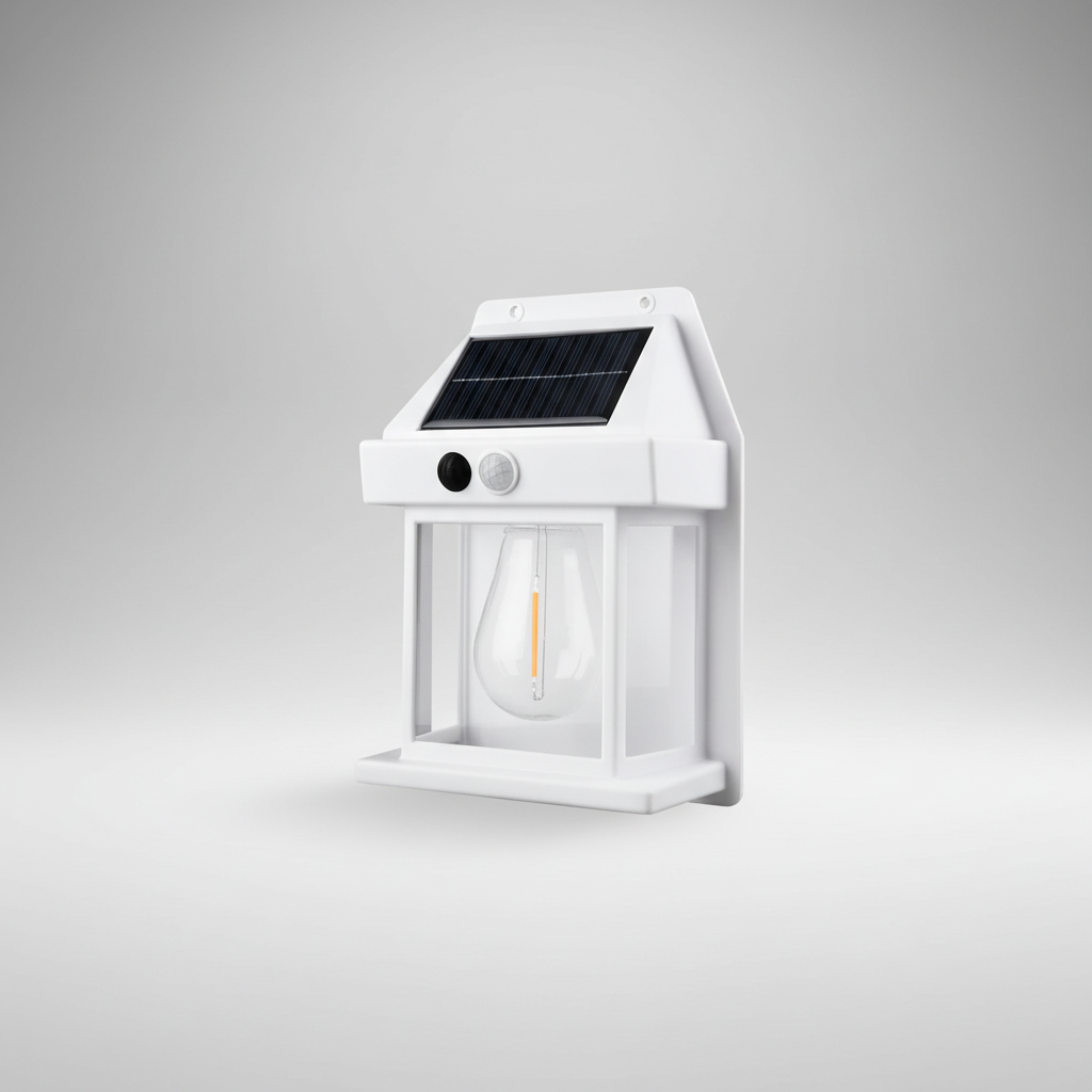 ABS Solar Outdoor Wall Light